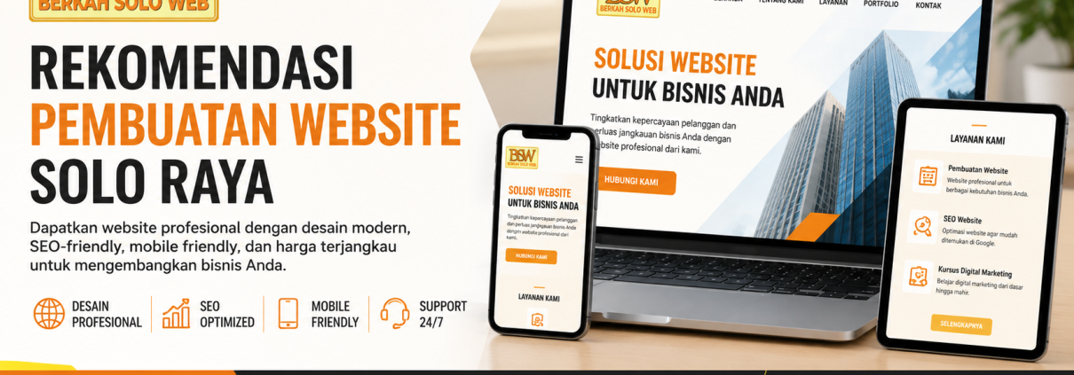 Rekomendasi Pembuatan Website Sragen Terpercaya