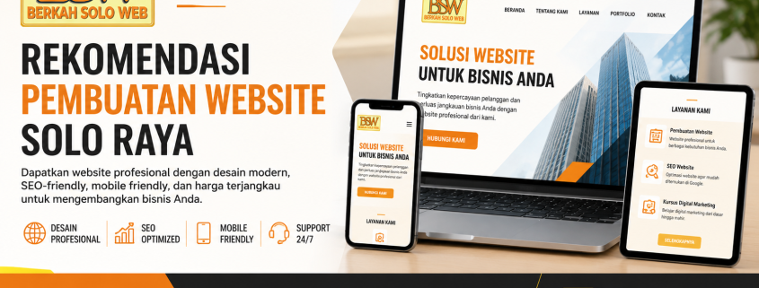 Rekomendasi Pembuatan Website Sragen Terpercaya